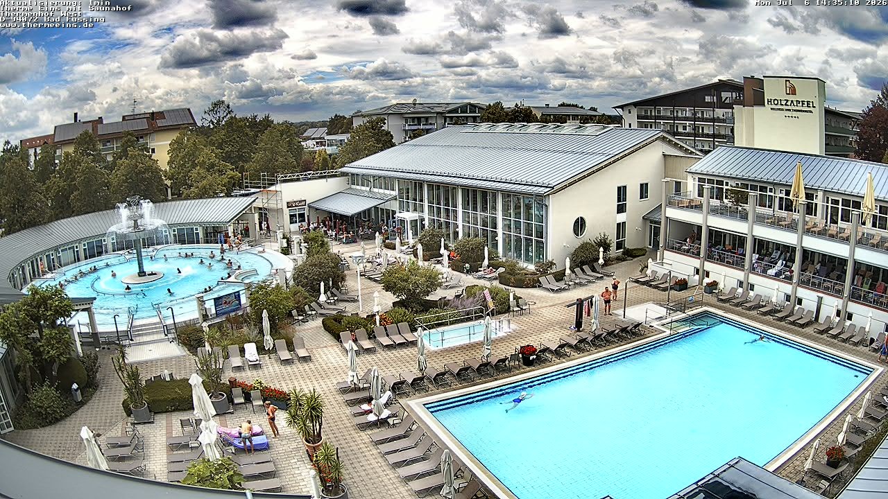 Archiv Foto Webcam Bad Füssing: Therme 1