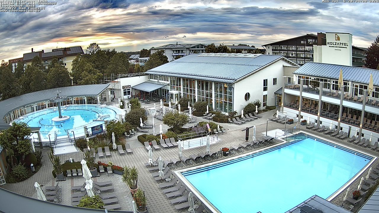 Archiv Foto Webcam Bad Füssing: Therme 1