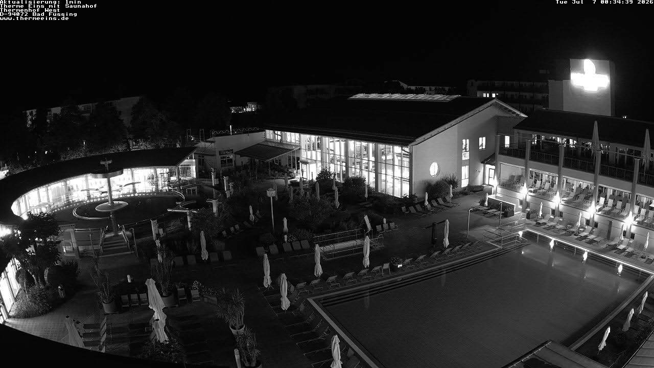 Archiv Foto Webcam Bad Füssing: Therme 1