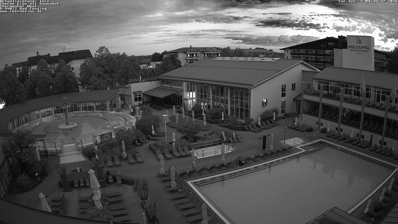 Archiv Foto Webcam Bad Füssing: Therme 1