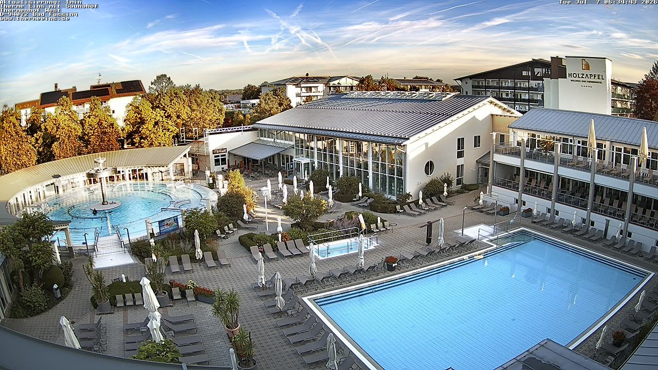 Archiv Foto Webcam Bad Füssing: Therme 1