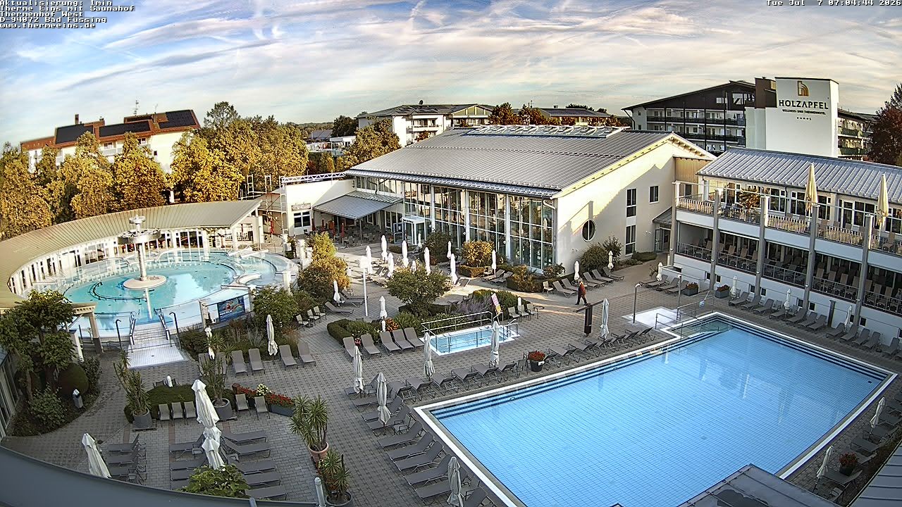 Archiv Foto Webcam Bad Füssing: Therme 1