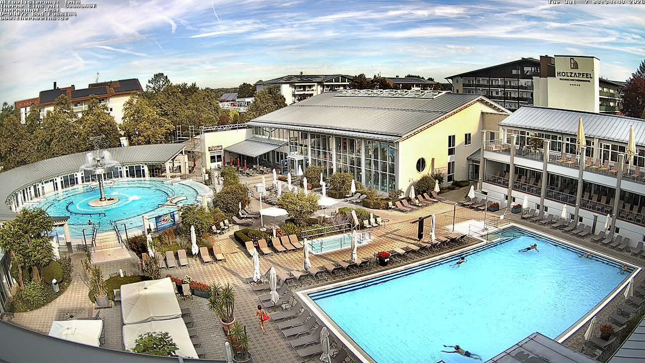 Archiv Foto Webcam Bad Füssing: Therme 1