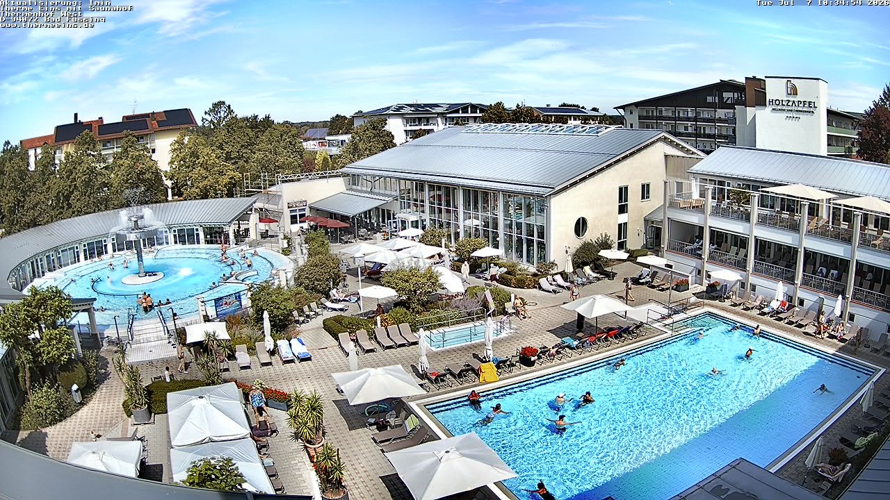 Archiv Foto Webcam Bad Füssing: Therme 1
