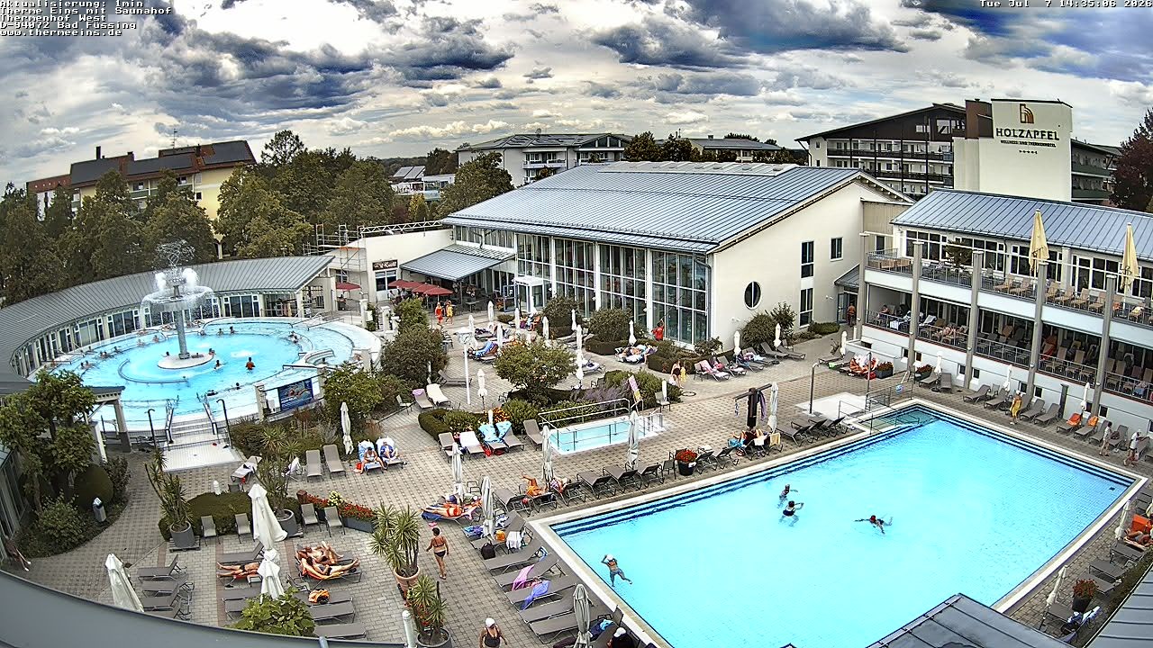 Archiv Foto Webcam Bad Füssing: Therme 1