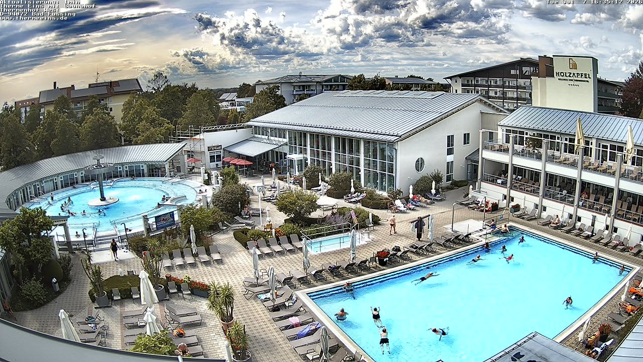 Archiv Foto Webcam Bad Füssing: Therme 1