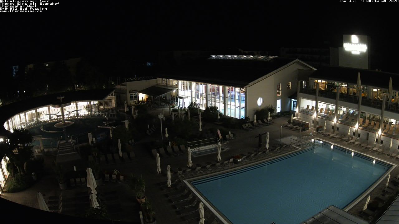 Archiv Foto Webcam Bad Füssing: Therme 1