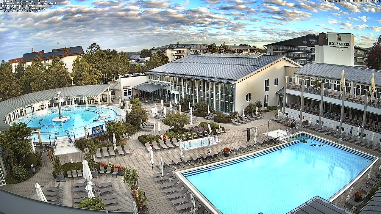 Archiv Foto Webcam Bad Füssing: Therme 1