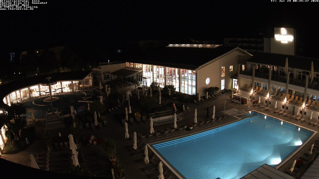 Archiv Foto Webcam Bad Füssing: Therme 1
