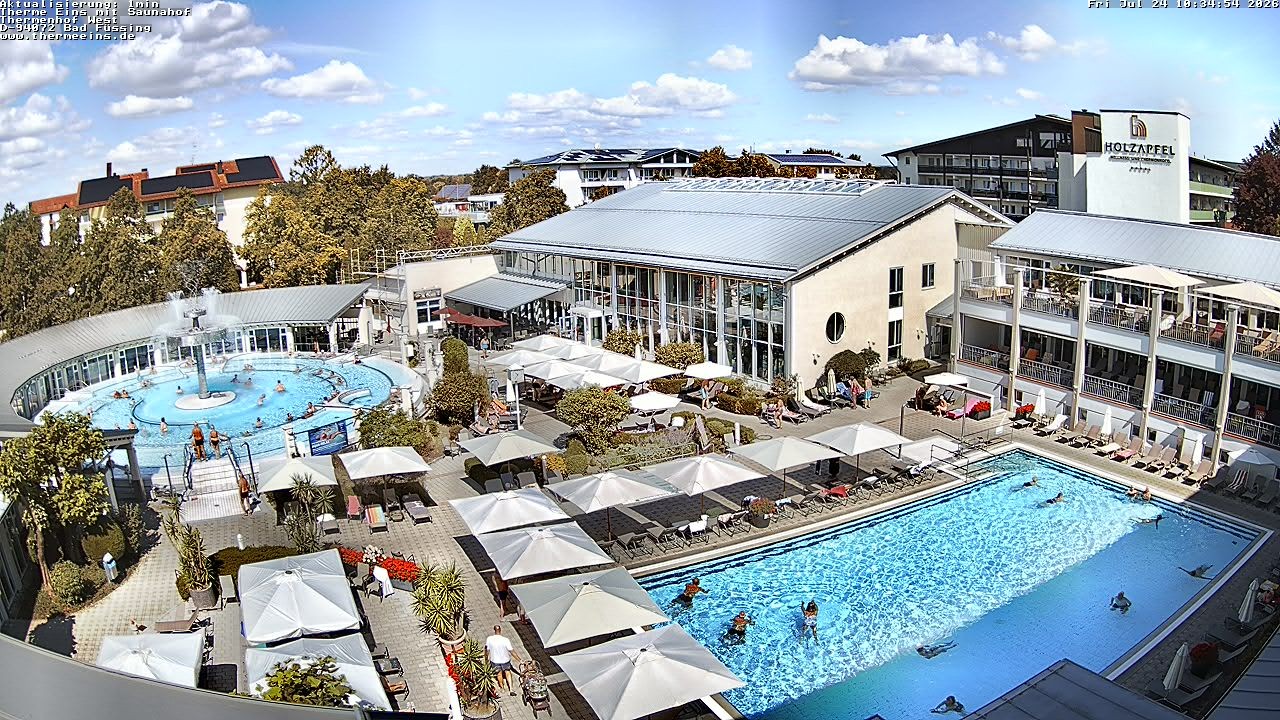 Archiv Foto Webcam Bad Füssing: Therme 1