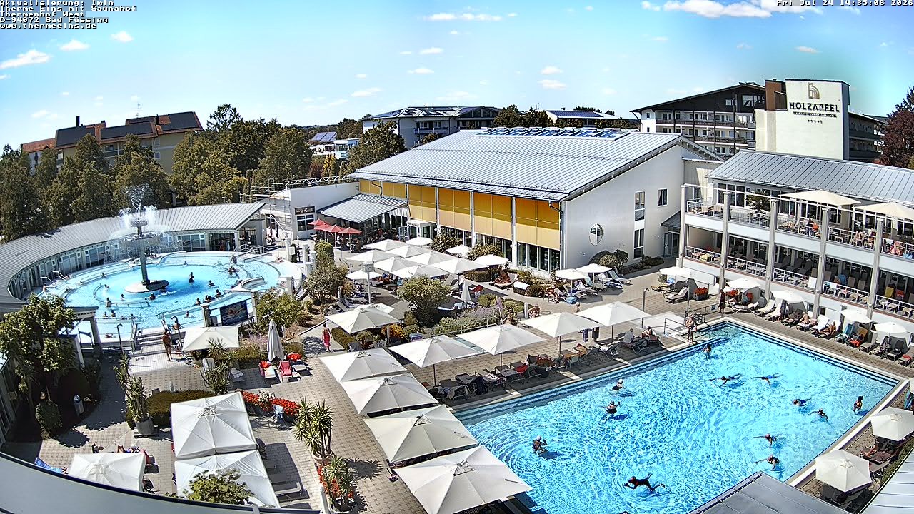 Archiv Foto Webcam Bad Füssing: Therme 1