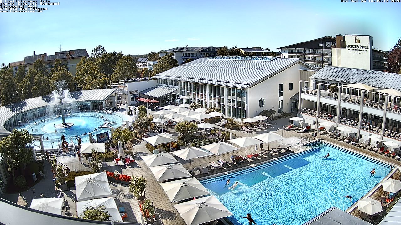 Archiv Foto Webcam Bad Füssing: Therme 1