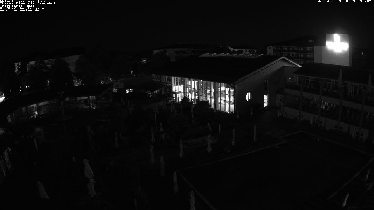 Archiv Foto Webcam Bad Füssing: Therme 1