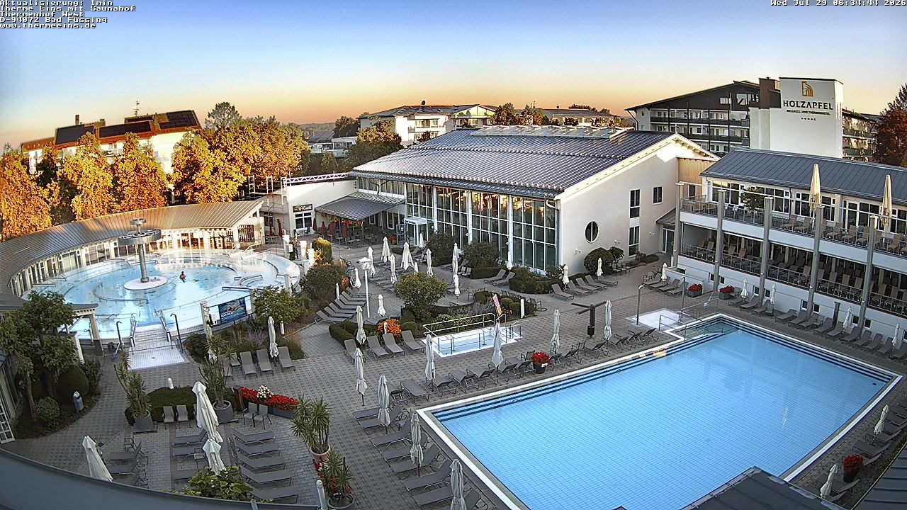 Archiv Foto Webcam Bad Füssing: Therme 1