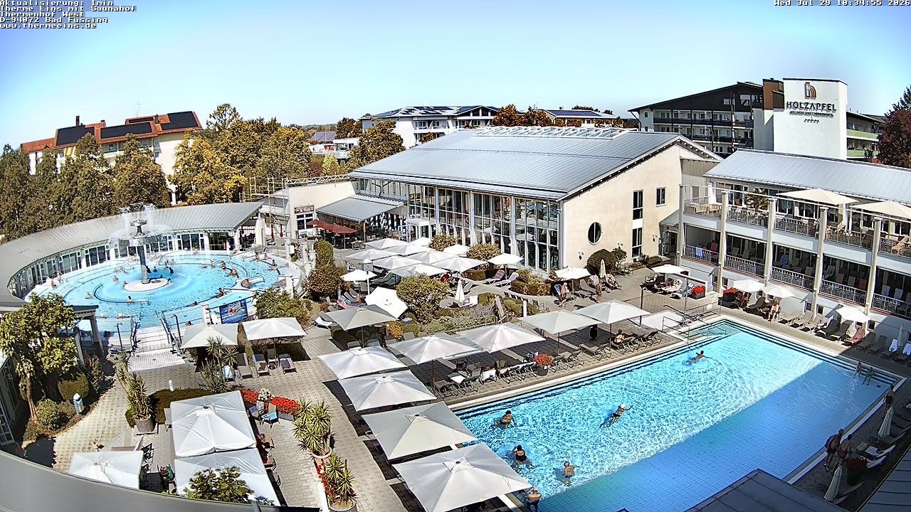 Archiv Foto Webcam Bad Füssing: Therme 1