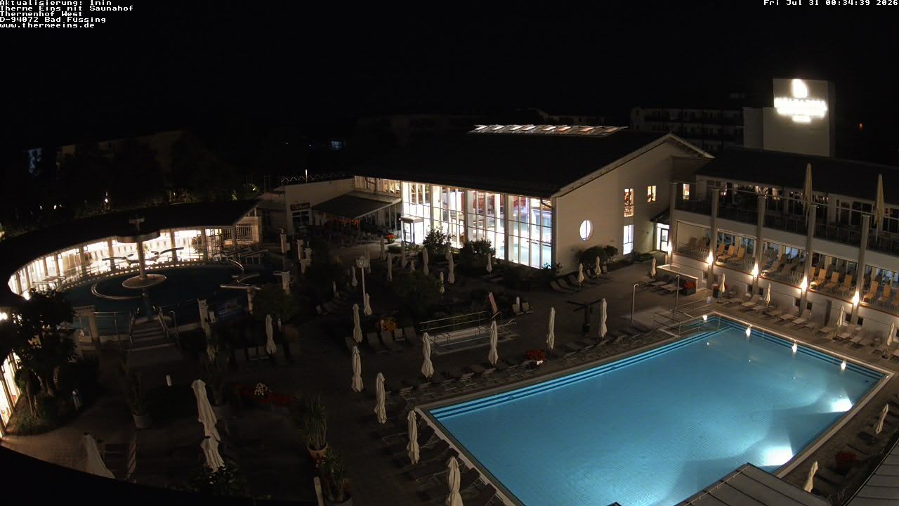 Archiv Foto Webcam Bad Füssing: Therme 1