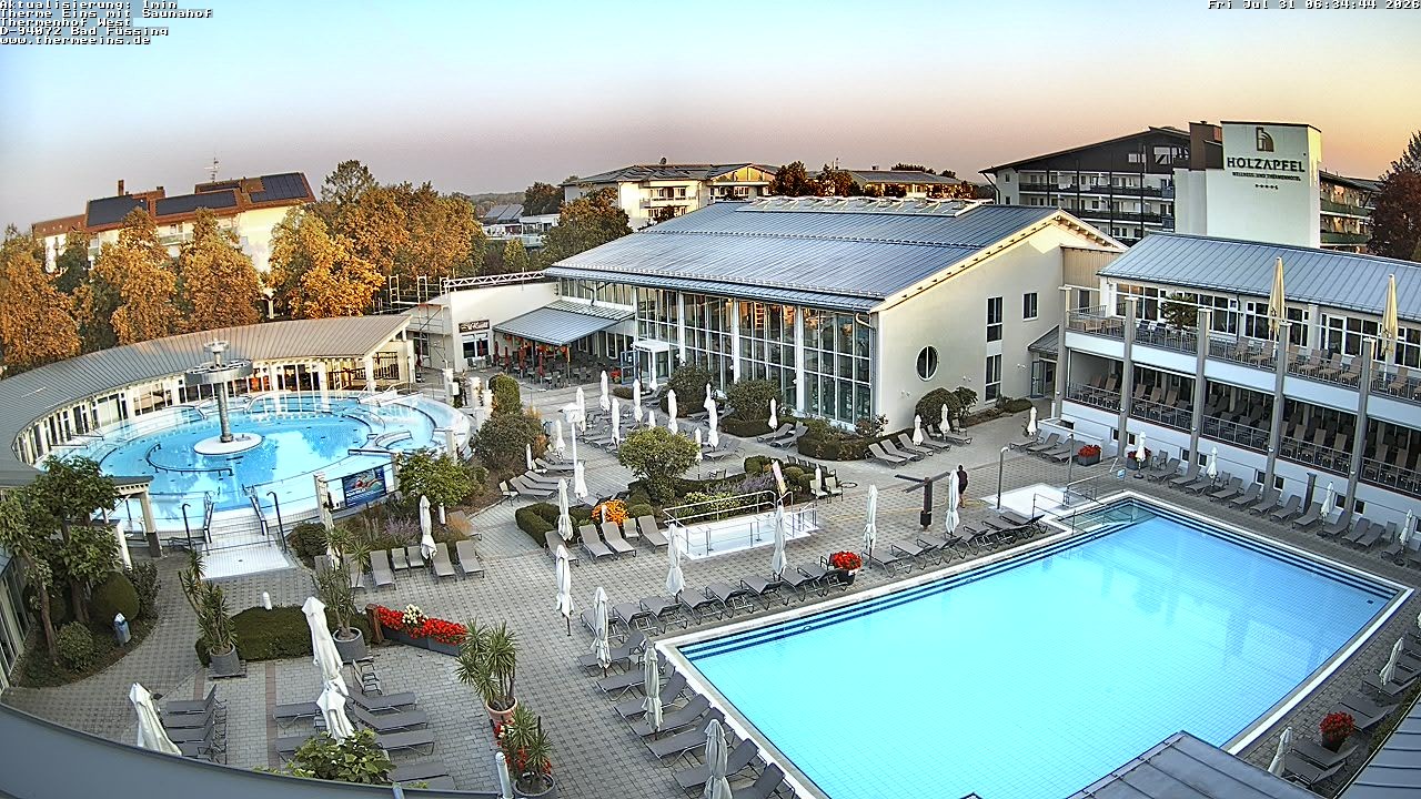 Archiv Foto Webcam Bad Füssing: Therme 1