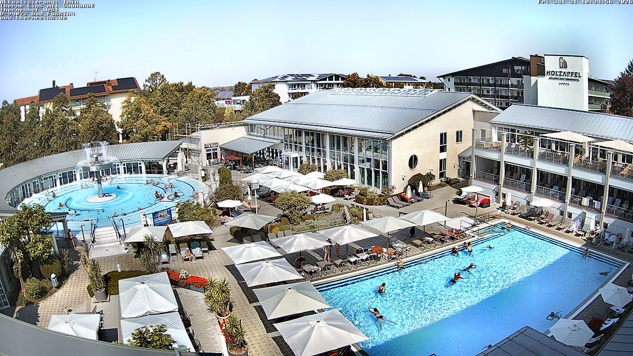 Archiv Foto Webcam Bad Füssing: Therme 1