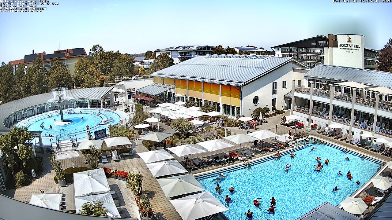 Archiv Foto Webcam Bad Füssing: Therme 1