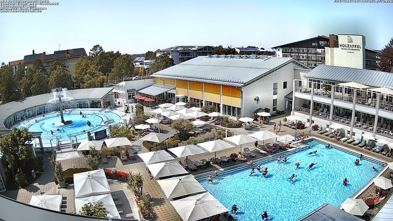 Archiv Foto Webcam Bad Füssing: Therme 1
