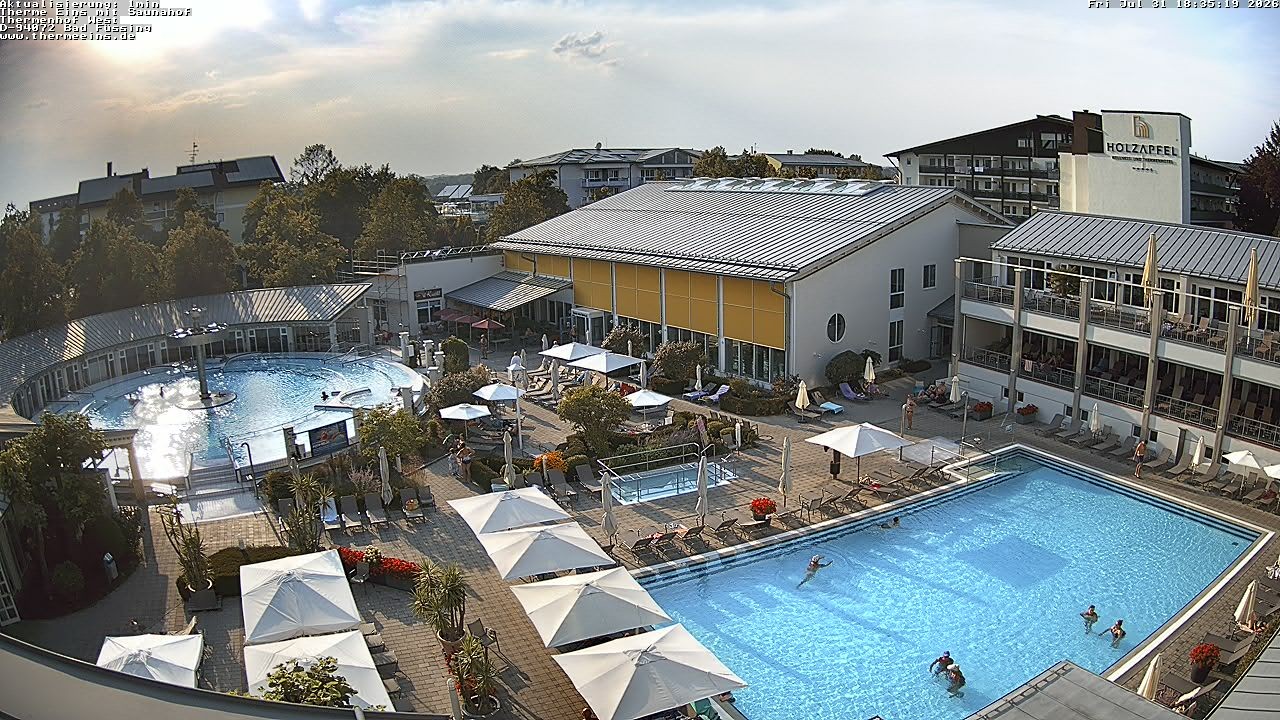 Archiv Foto Webcam Bad Füssing: Therme 1
