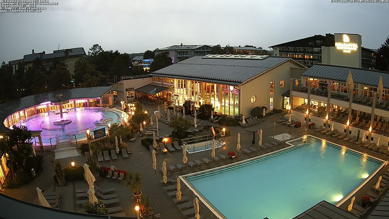 Archiv Foto Webcam Bad Füssing: Therme 1
