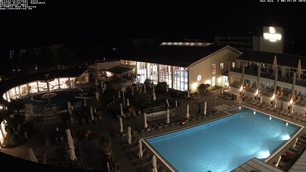 Archiv Foto Webcam Bad Füssing: Therme 1