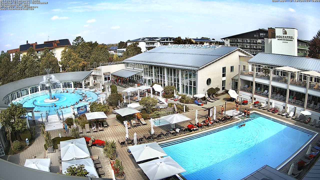 Archiv Foto Webcam Bad Füssing: Therme 1