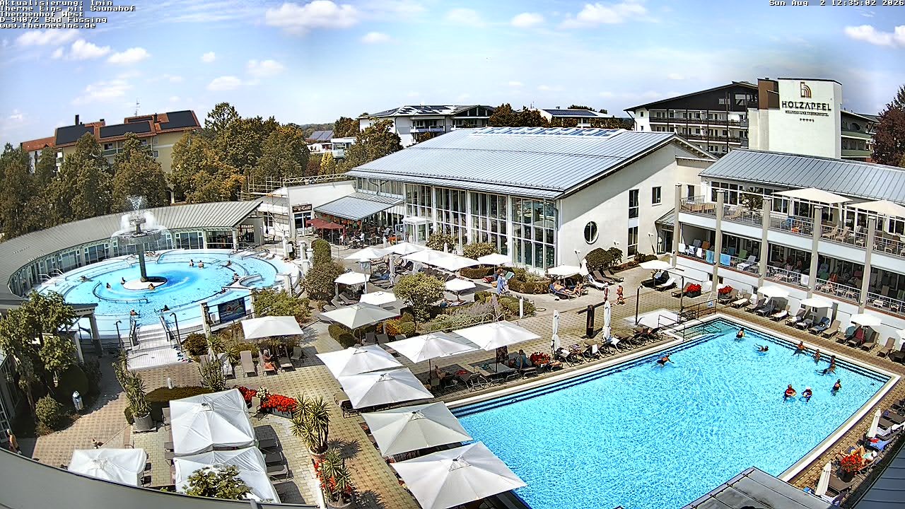 Archiv Foto Webcam Bad Füssing: Therme 1