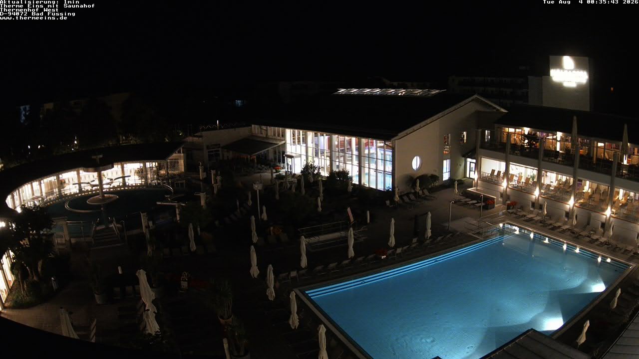 Archiv Foto Webcam Bad Füssing: Therme 1