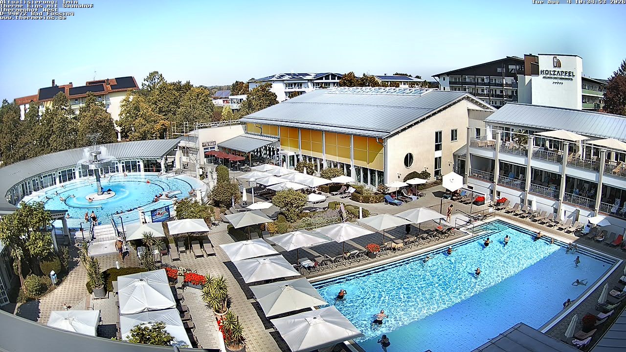 Archiv Foto Webcam Bad Füssing: Therme 1
