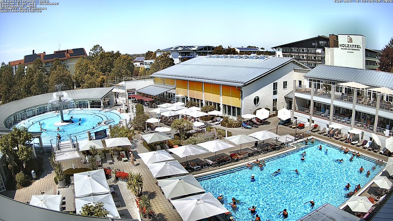 Archiv Foto Webcam Bad Füssing: Therme 1