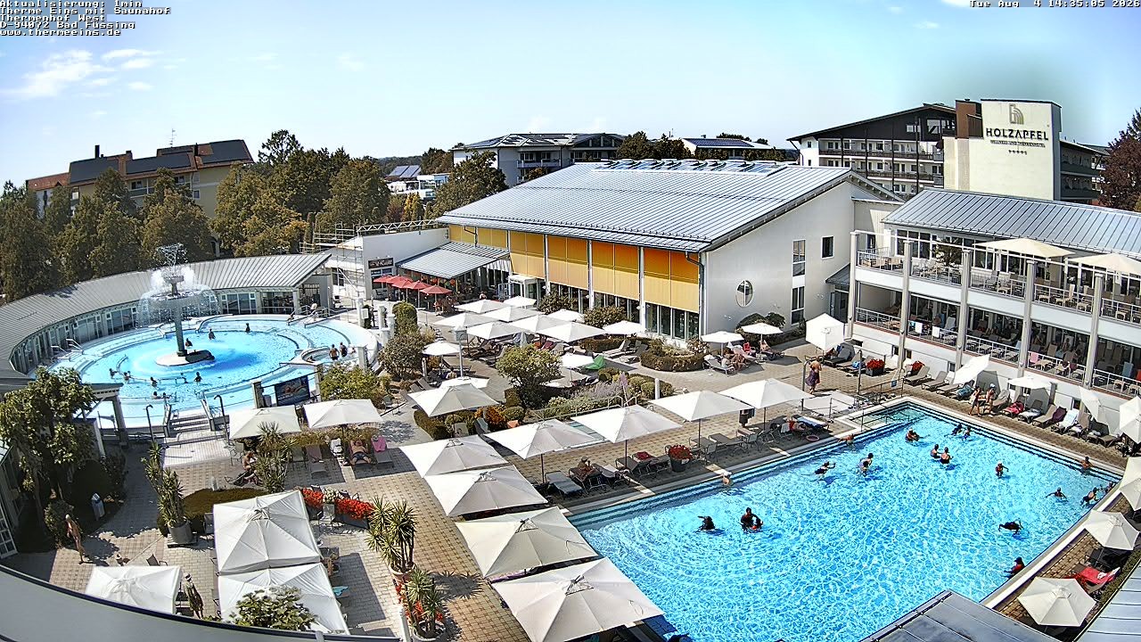 Archiv Foto Webcam Bad Füssing: Therme 1