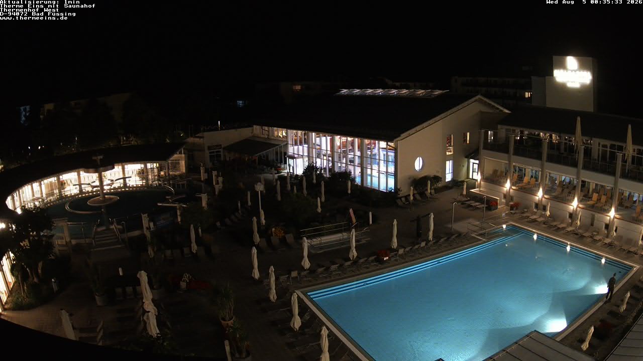 Archiv Foto Webcam Bad Füssing: Therme 1