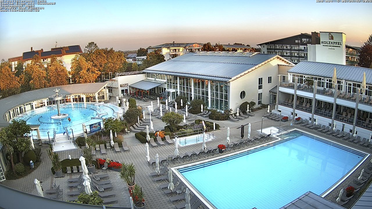 Archiv Foto Webcam Bad Füssing: Therme 1