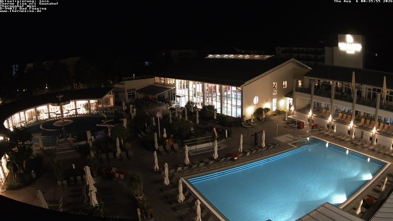 Archiv Foto Webcam Bad Füssing: Therme 1