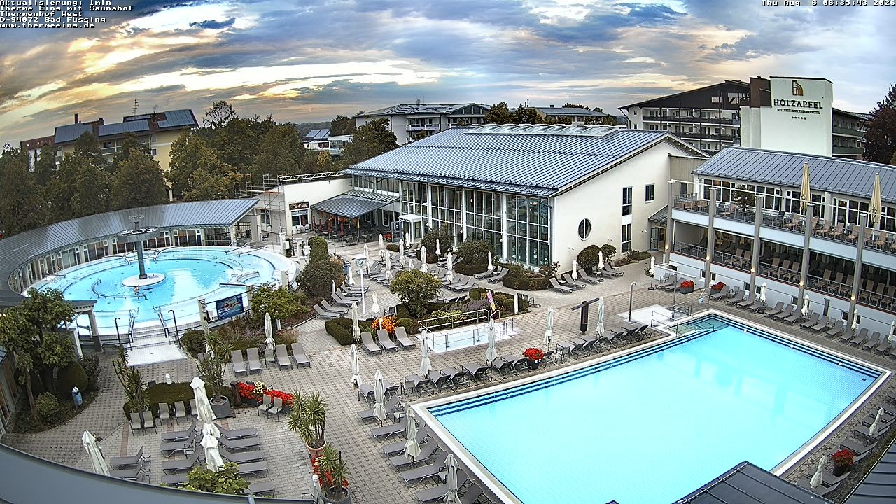 Archiv Foto Webcam Bad Füssing: Therme 1