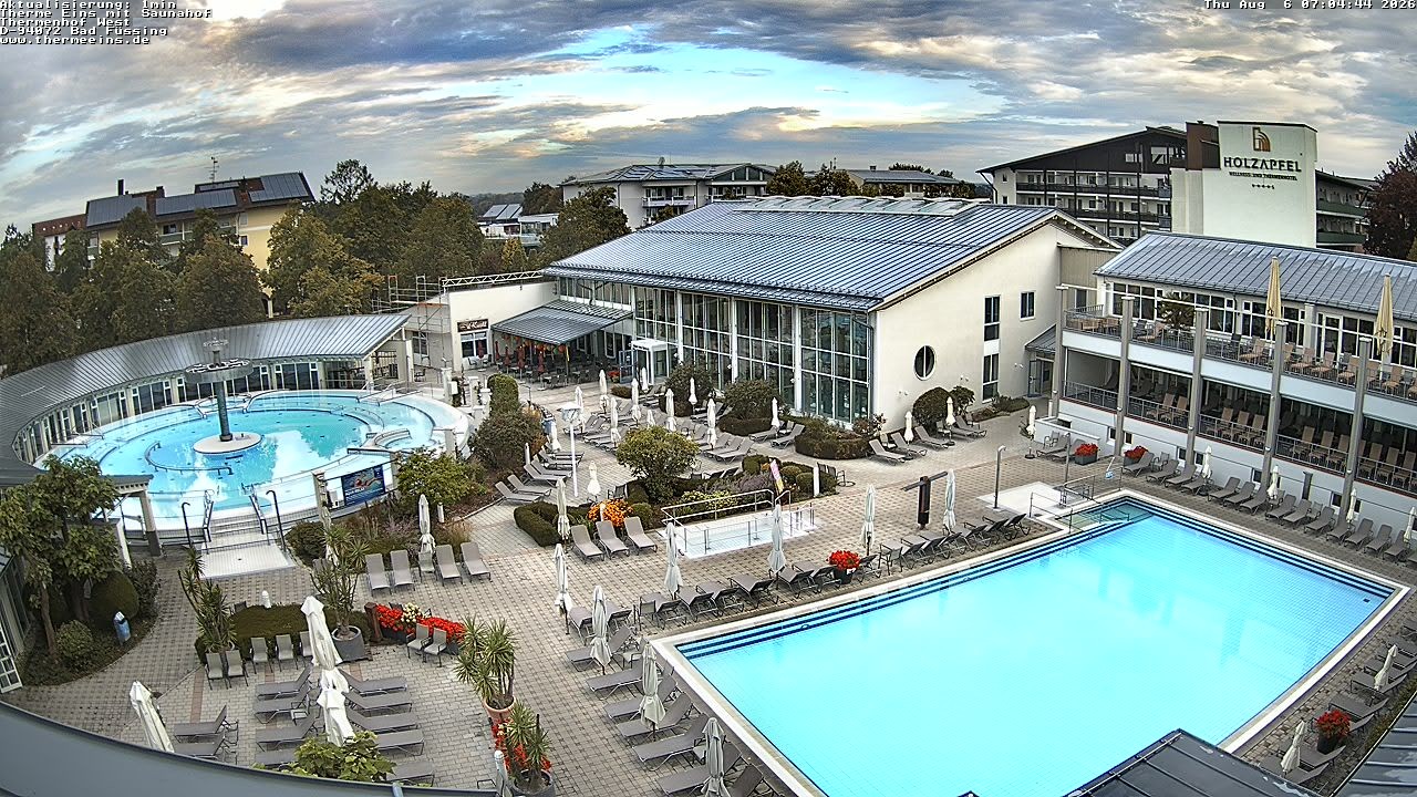 Archiv Foto Webcam Bad Füssing: Therme 1