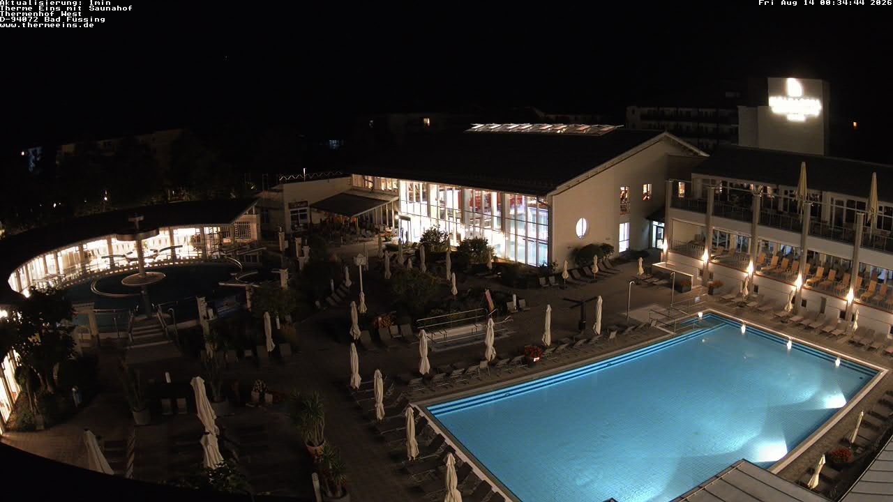 Archiv Foto Webcam Bad Füssing: Therme 1