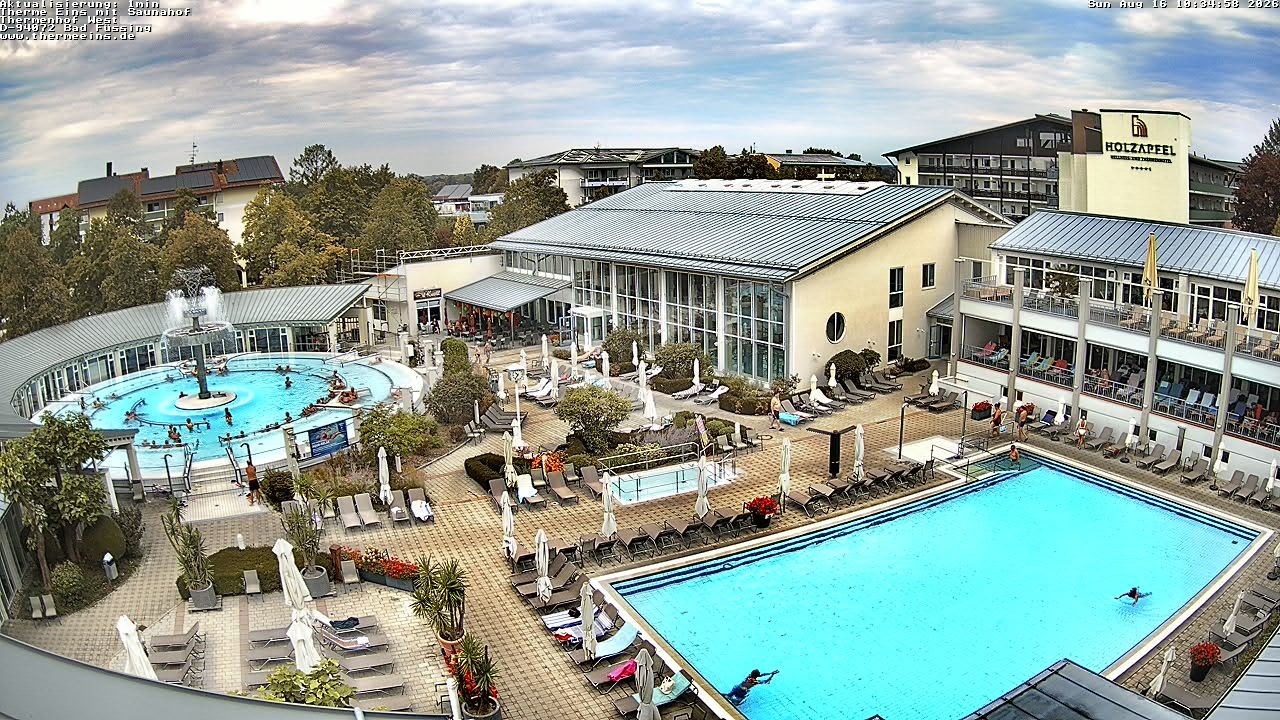 Archiv Foto Webcam Bad Füssing: Therme 1
