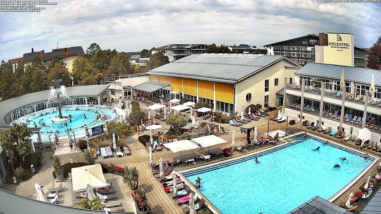 Archiv Foto Webcam Bad Füssing: Therme 1