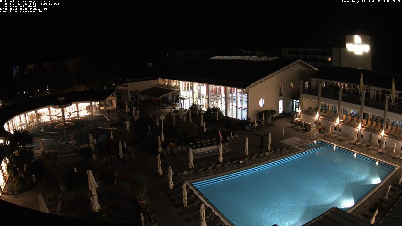 Archiv Foto Webcam Bad Füssing: Therme 1