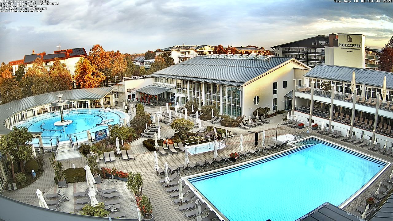 Archiv Foto Webcam Bad Füssing: Therme 1