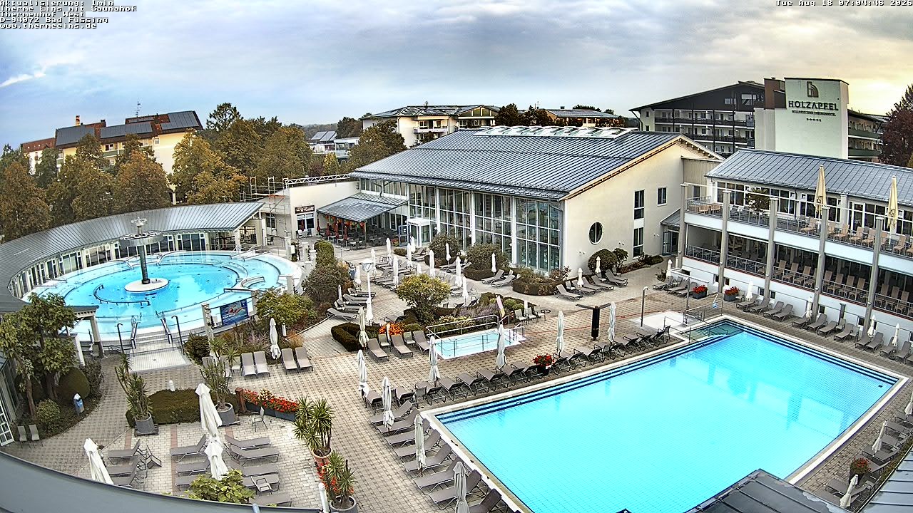 Archiv Foto Webcam Bad Füssing: Therme 1