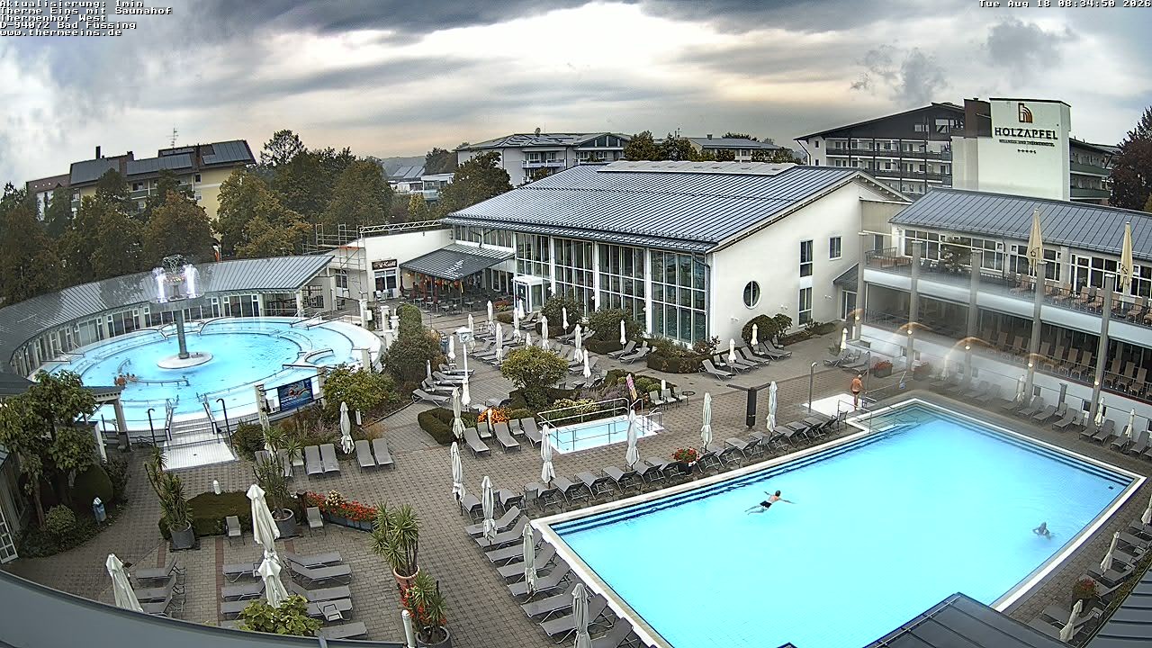 Archiv Foto Webcam Bad Füssing: Therme 1