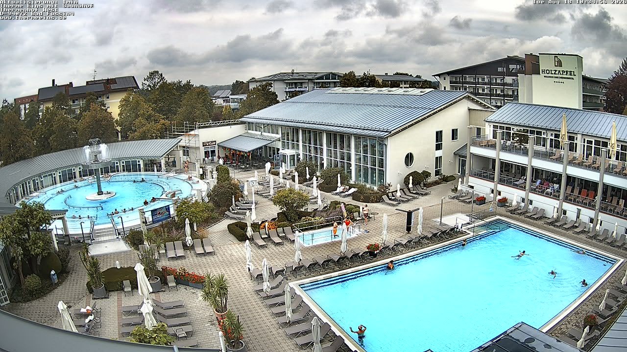 Archiv Foto Webcam Bad Füssing: Therme 1