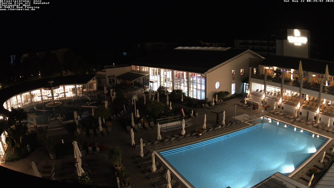 Archiv Foto Webcam Bad Füssing: Therme 1