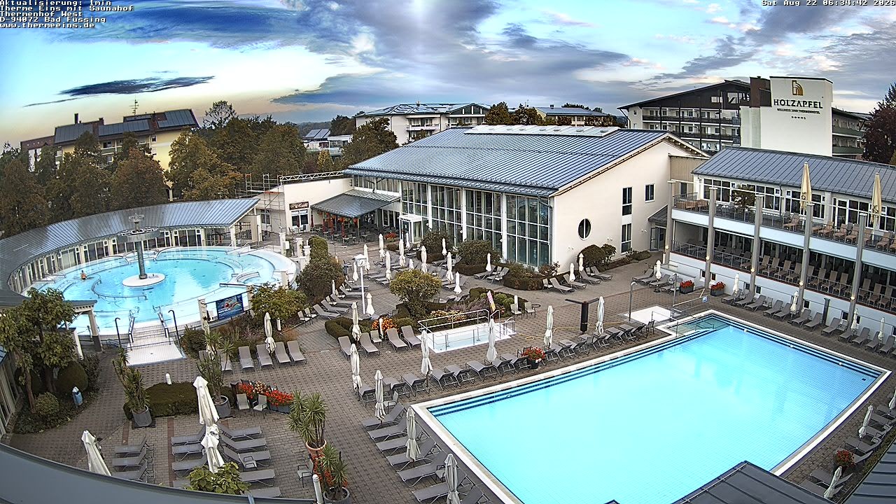 Archiv Foto Webcam Bad Füssing: Therme 1
