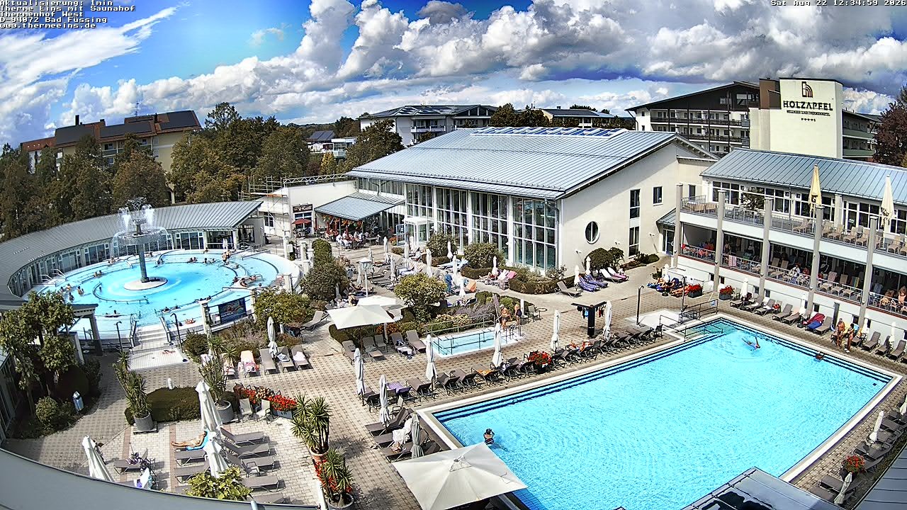 Archiv Foto Webcam Bad Füssing: Therme 1