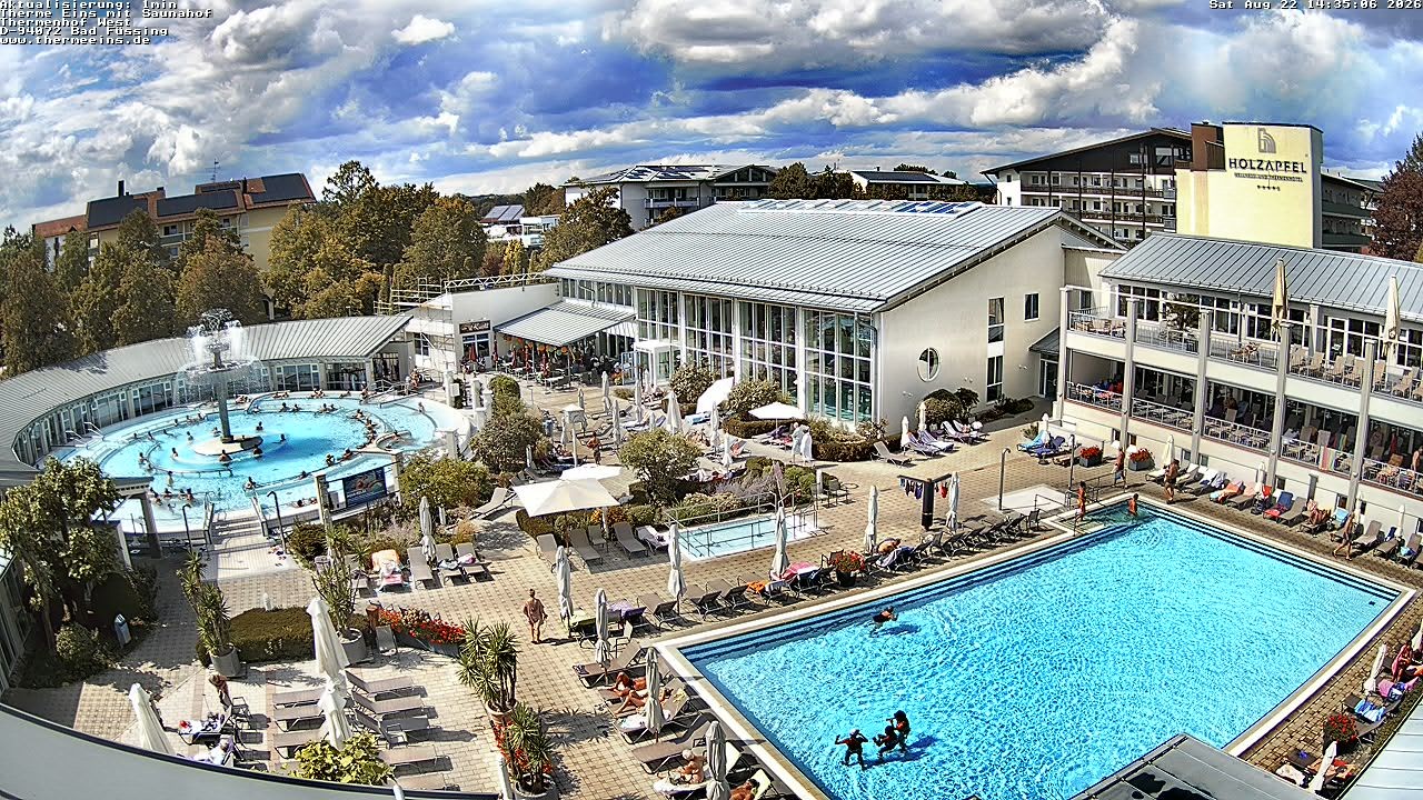 Archiv Foto Webcam Bad Füssing: Therme 1